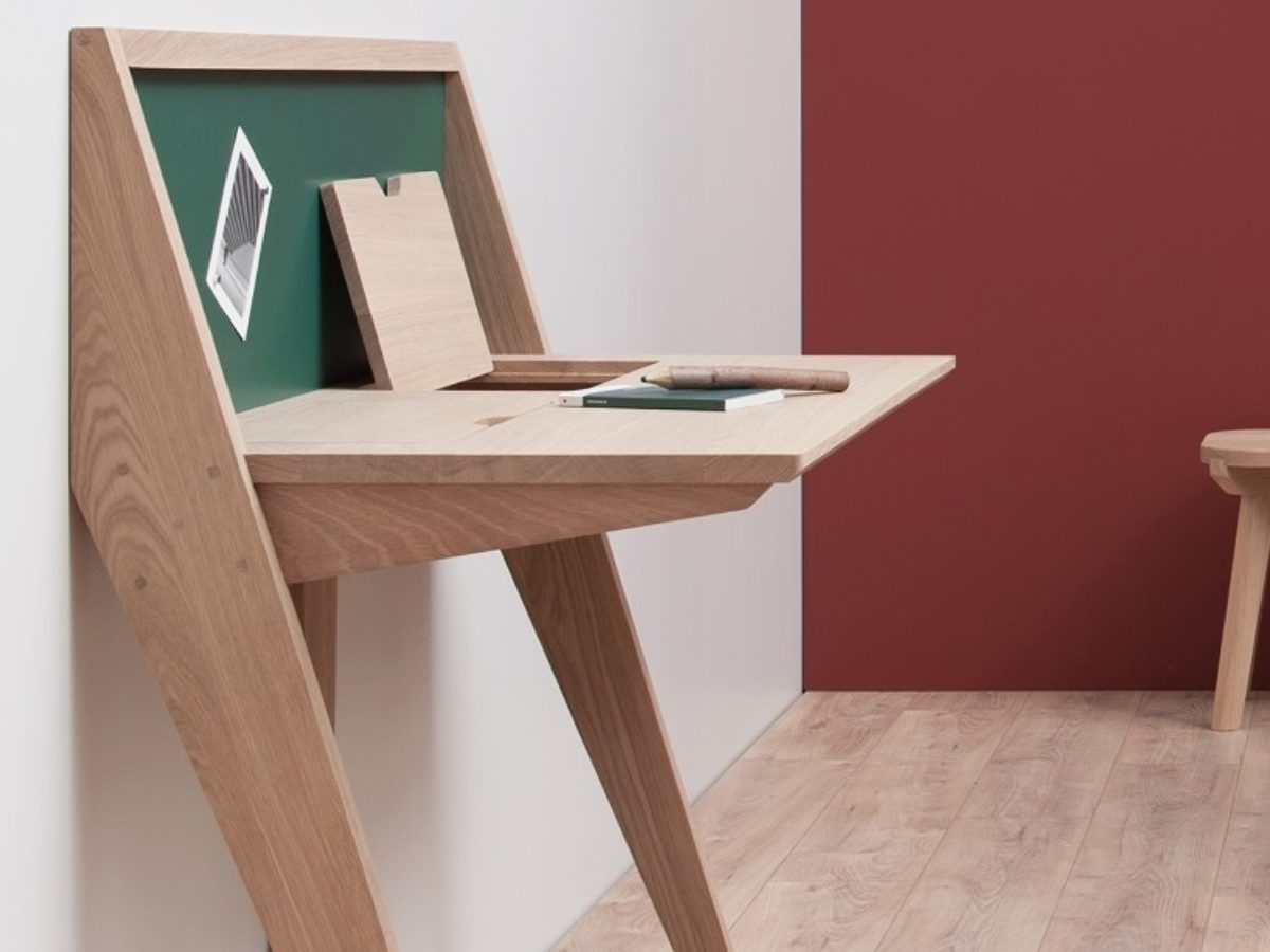 Bureau Secrétaire Design, Table compact